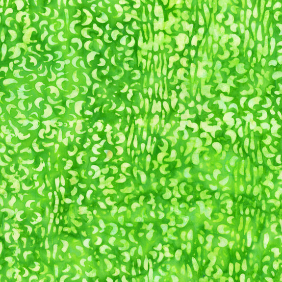 Pickle Green Batik Fabric