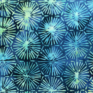 Azure Blue Batik Fabric, Item No. 20572