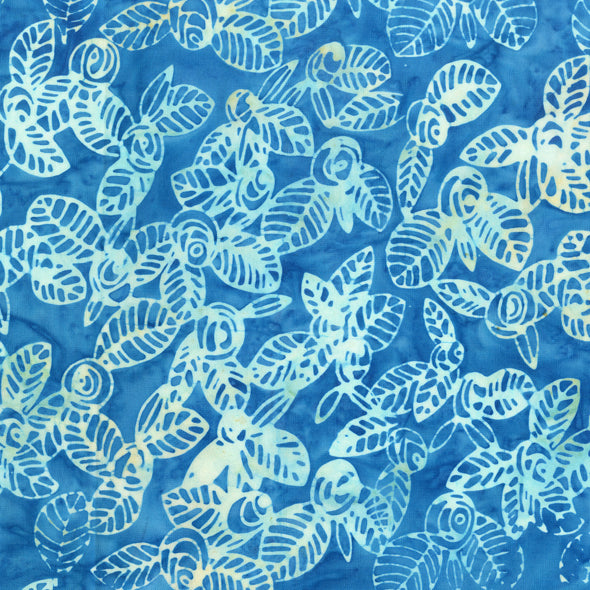 Cornflower Blue Batik Fabric