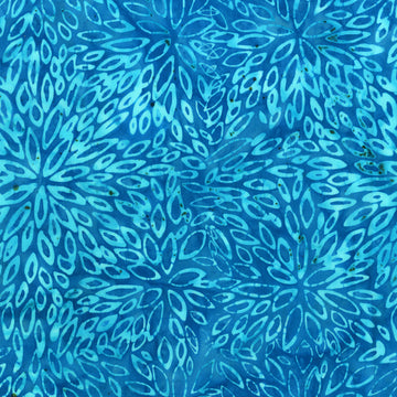 Blue Batik Fabric, Rain Batik by Anthology, #20576