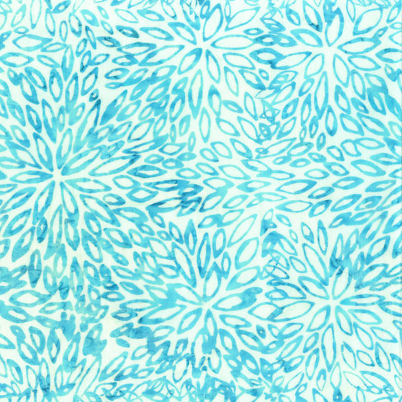 Splash Blue Batik Fabric