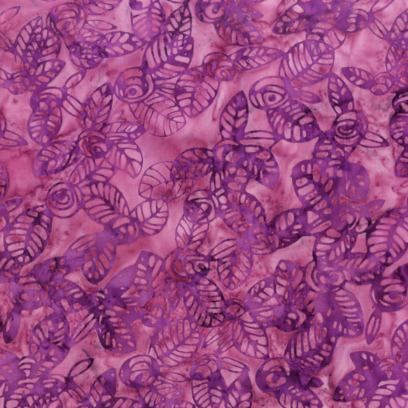 Velvet Purple Batik Fabric
