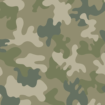 Flannel Camouflage Army Camo Brown Green Black Cotton Flannel Fabric Print  by the Yard (64435)