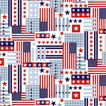 American Flag Fabric