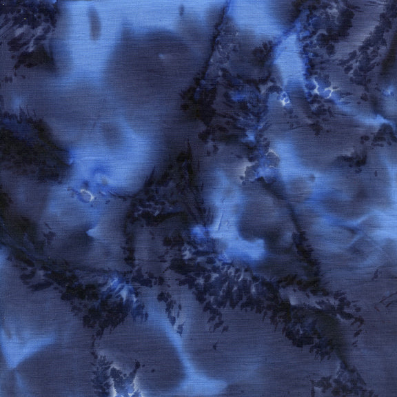 Navy Blue Batik Fabric