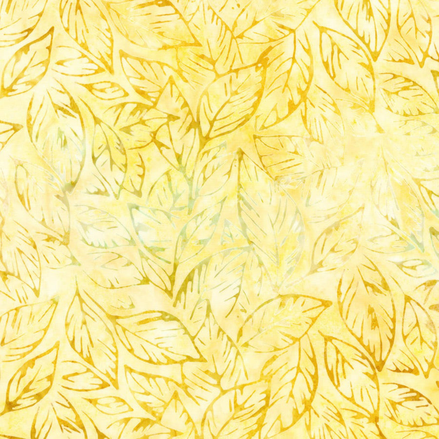 Yellow Batik Fabric