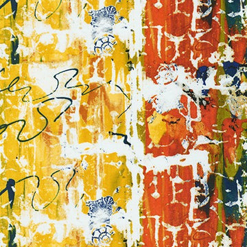 Orange and Yellow Fabric, Warehouse District by Robert Kaufman