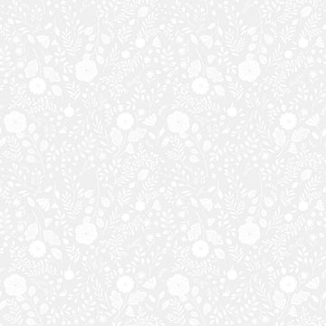 White on White Floral Fabric, Item No. 22001