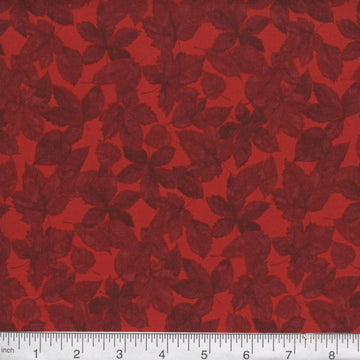 Red Leaf Fabric, Item No. 22267