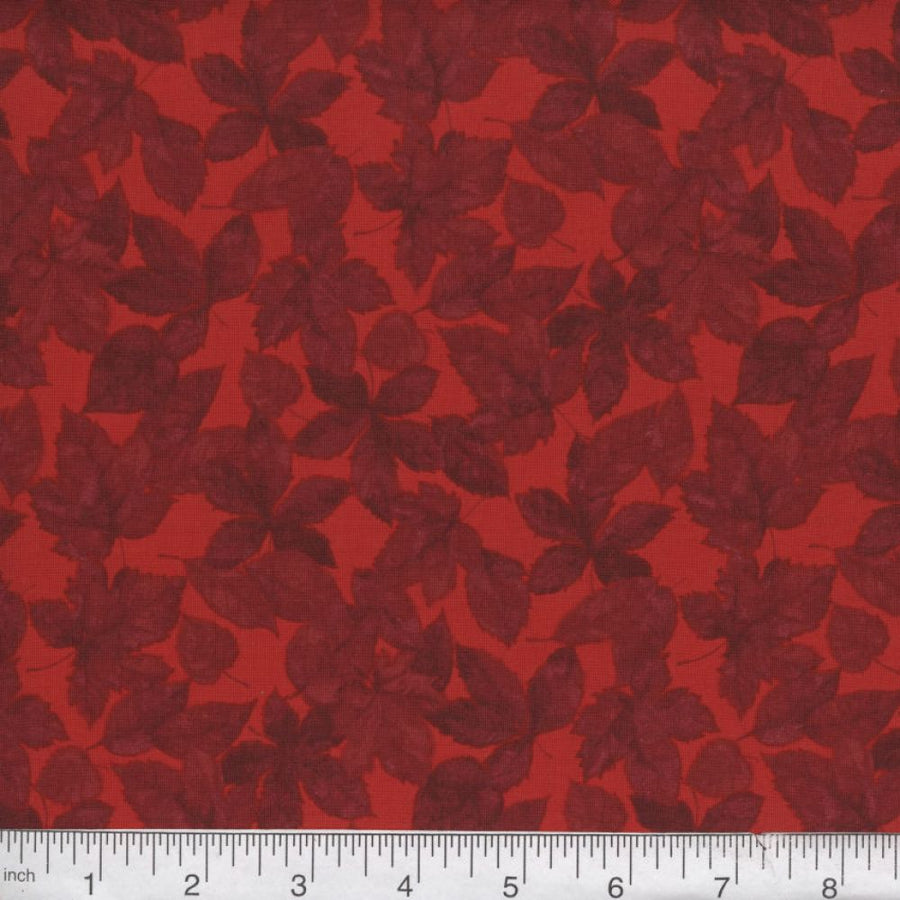 Red Leaf Fabric, Item No. 22267