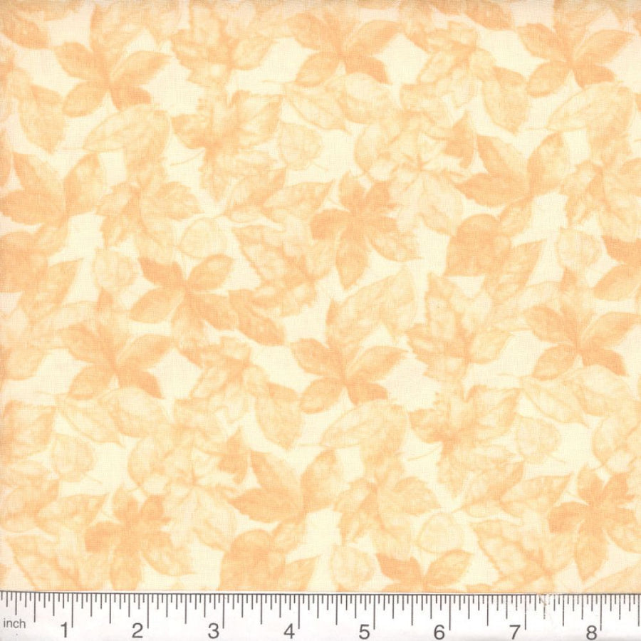 Beige Leaf Fabric