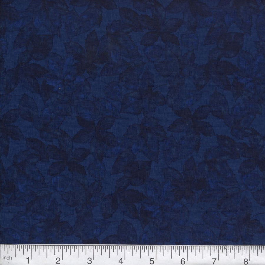 Blue Leaf Fabric, Item No. 22277