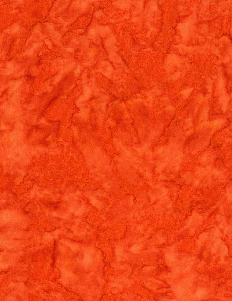Orange (Tango) Batik by Tonga Batiks Timeless Treasures Tonga-B7900, Item No. 22335