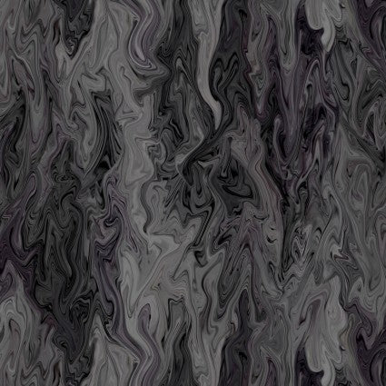 Black and Gray Swirl Fabric, Item No. 22443