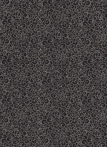 Black and Tan Swirl Fabric, Item No. 22447