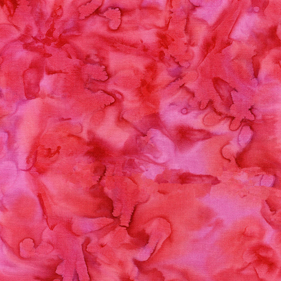 Pink (Punch) Batik by Treasures, Item No. 23003