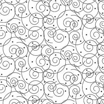 Black on White Fabric by Andover Fabrics, Item No. 23062