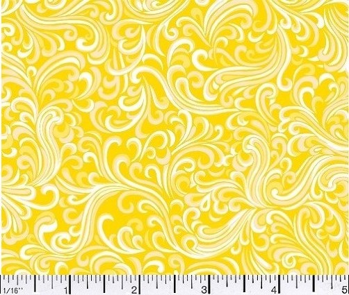 Lemon Yellow fabric, Item No. 18185
