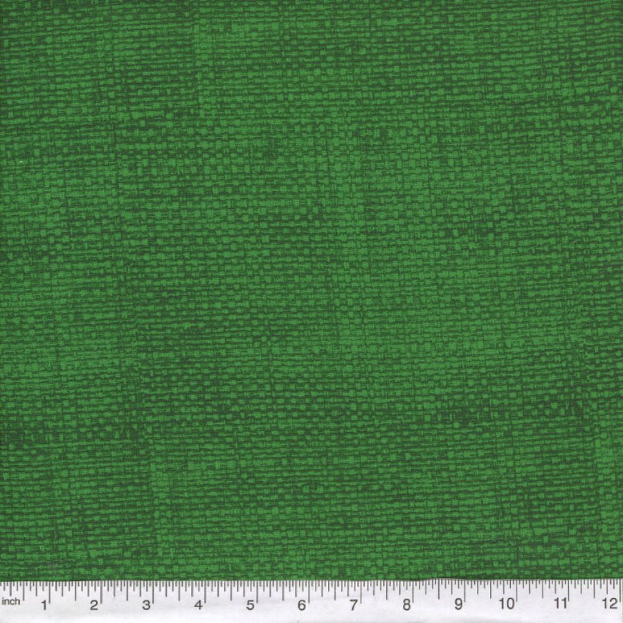 Hunter Green Burlap Look Fabric, Item No. 19094