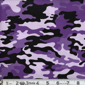 Purple Camo, Purple Cotton Camouflage, Item No. 15314