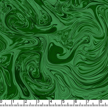 Green Swirl Fabric, Item No. 18099