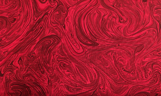 Red Marble Swirl Fabric, Item No. 18117