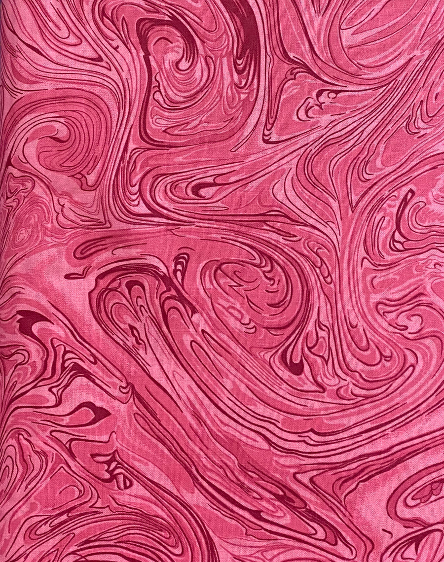 Pink Swirl Fabric, Item No. 17135
