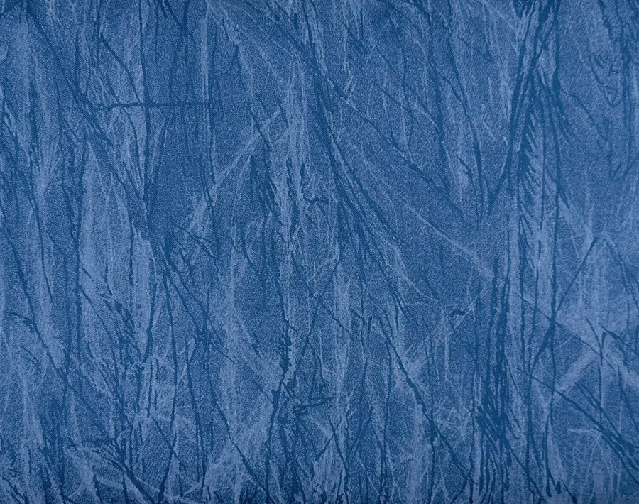 Denim Blue Cracked Ice Fabric, Item No. 23115