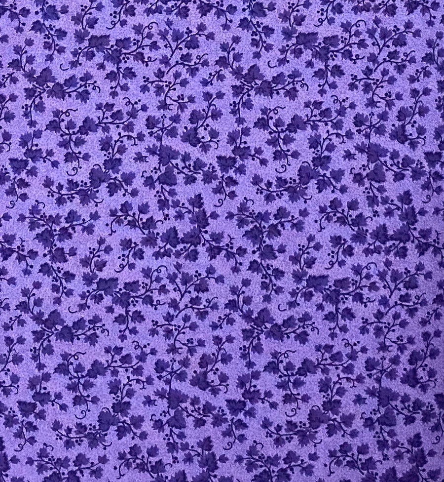 Purple Floral Fabric, Item No. 20230