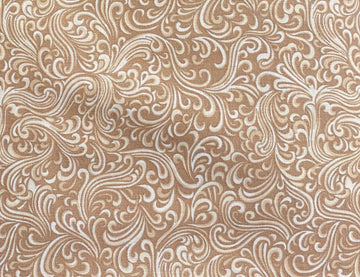 Tan Swirl Fabric, Item No. 18184