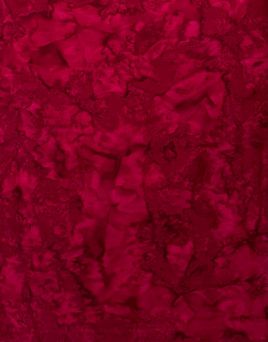 Ruby Red Batik by Tonga Batiks Timeless Treasures Tonga-B7900, Item No. 22341