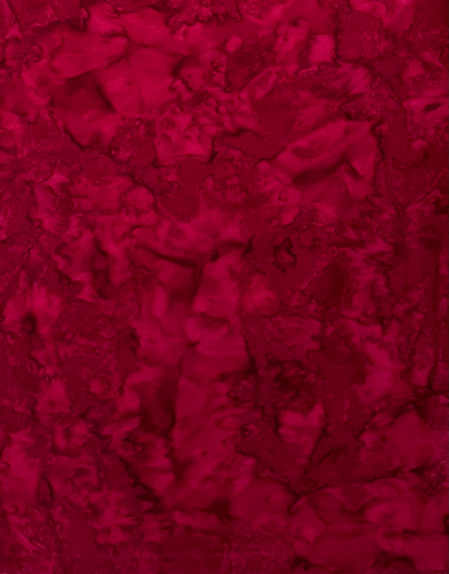 Ruby Red Batik by Tonga Batiks Timeless Treasures Tonga-B7900, Item No. 22341