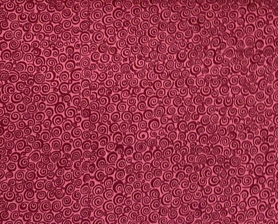 Burgundy Swirl Fabric, Item No. 20232