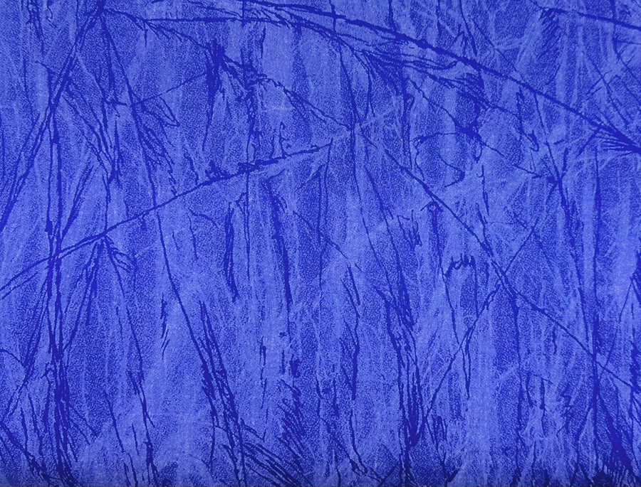 Royal Blue Cracked Ice Fabric, Item No. 23119