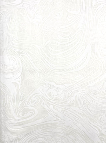 White on White Swirl Fabric, Item No. 18266