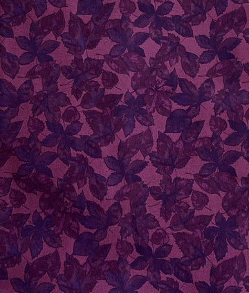 Purple Leaves Fabric, Item No. 22268