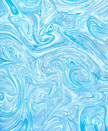 Light Blue Marble Swirl Fabric, Item No. 19028