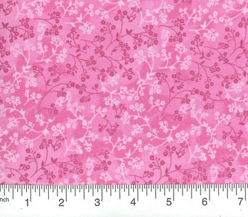 Pink Floral Fabric, Item No. 20109
